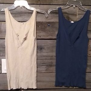 Set of 2 Womens J Crew Tank Tops